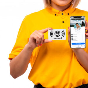 Tarjeta Digital SMART CARD PRO con QR y NFC